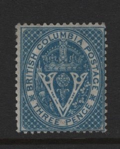 Br Columbia Scott # 7 F-VF-OG mint previously hinged scv $ 160 ! see pic !