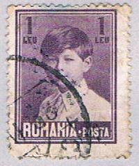 Romania 323 Used Portrait of King Michael I 1928 (BP29125)