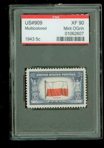 US # 909 Overrun Countries, PSE Graded XF 90 Mint OGnh