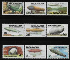 NICARAGUA SC# 1045-9, C921-24 FVF/MNH 1977