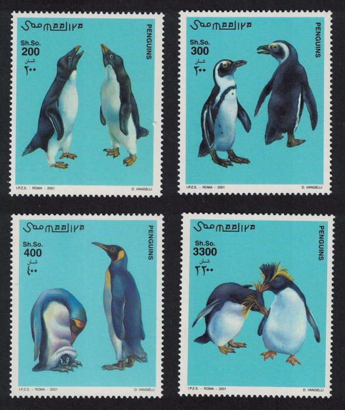 Somalia Penguins Birds 4v 2001 MNH MI#868-871