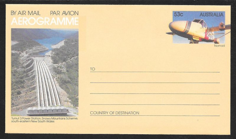 AUSTRALIA (67) Aerogrammes & Stamped Stationery All Different Mint Never Hinged