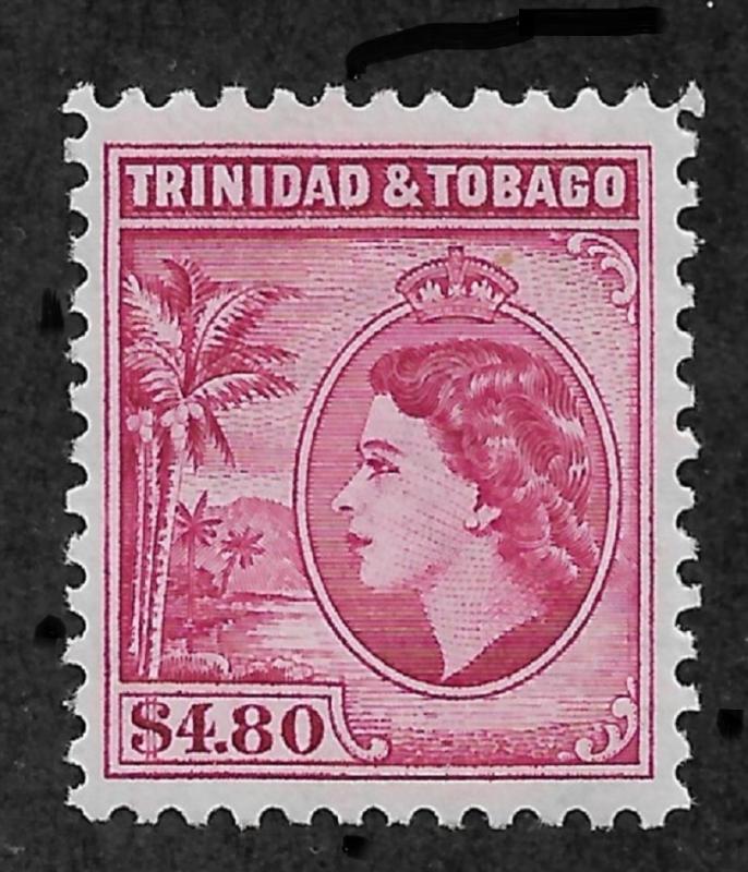 Trinidad & Tobago 1953,$4.80,Perf 12,Scott # 83a,XF Superb MNH**OG (SP-3)