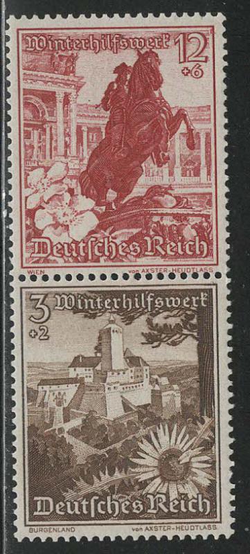 Germany Scott # B128, B123, mint nh, se-tenant, Mi# S249