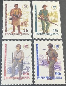 PAPUA/NEW GUINEA # 790-793-MINT NEVER/HINGED-COMPLETE SET-1992