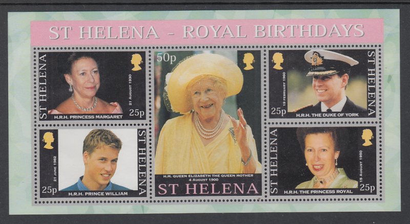 St Helena 759 Souvenir Sheet MNH VF