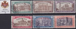 Italy Cirenaica n.17-22 - Anno Santo complete set  used cv 336$