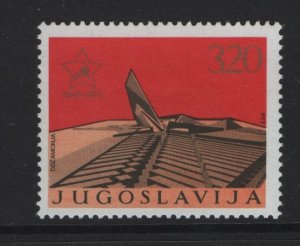 Yugoslavia   #1254  MNH   1975  fighters` monument