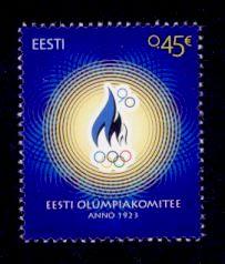 Estonia Sc# 746 MNH 90th Anniversary Estonian Olympic Committee