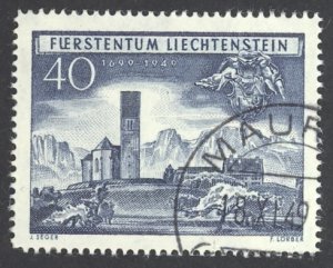 Liechtenstein Sc# 241 Used 1949 Church at Bandern