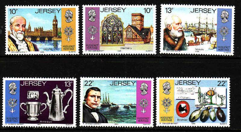 D3-Jersey-Scott#366-71-unused NH set-Huguenot History-1985-