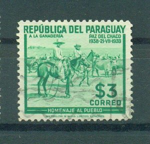 Paraguay sc# 368 used cat value $.25