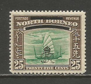 North Borneo    #233  MHR  (1947)  c.v. $2.40