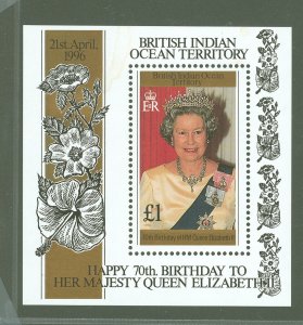 British Indian Ocean Territory #180  Souvenir Sheet (Queen)