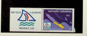 NEW CALEDONIA Sc 648 NH ISSUE OF 1991 - W/LABLE