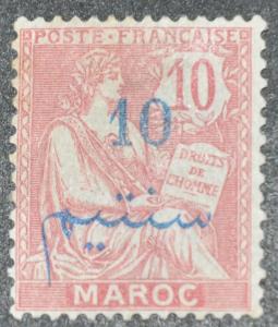 DYNAMITE Stamps: French Morocco Scott #30 – UNUSED