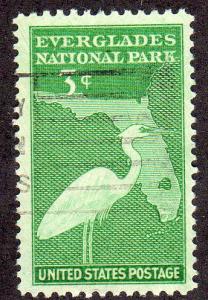 United States 952 - Used - Everglades Natl. Park / Heron (1)