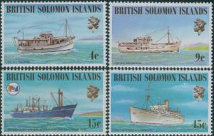 Solomon Islands 1975 SG272-275 Ships and Navigators set MLH