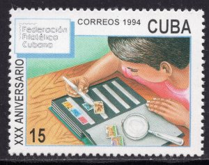 CUBA 1994 - The 30th Anniversary of the Cuban Philatelic Federation - MNH