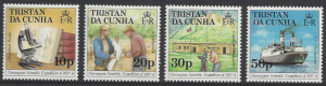 Tristan da Cunha #416-9 MNH set, 50th anniv. Norwegian Scientific Expedition