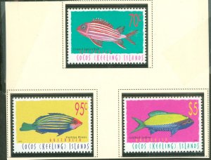 Cocos (Keeling) Islands #327-9 Mint (NH) Single