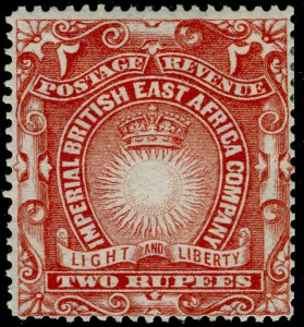 BRITISH EAST AFRICA SG16, 2r brick-red, M MINT. Cat £14.