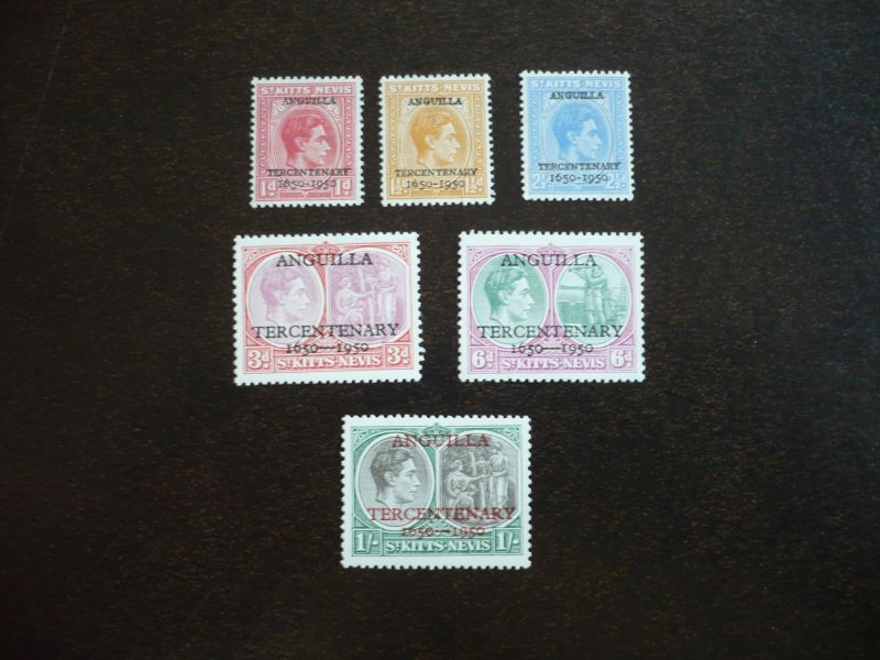 Stamps - St. Kitts-Nevis Anguilla - Scott# 99-104 -  Mint NH Set of 6 Stamps