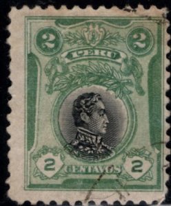 Peru  Scott 210 used 1918 stamp