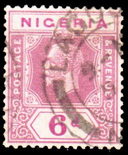 Nigeria Scott 7 Unused hinged.