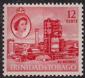 Trinidad & Tobago 1960 - 67 QE2 12ct Oil Refinery MM SG 290 ( M612 )