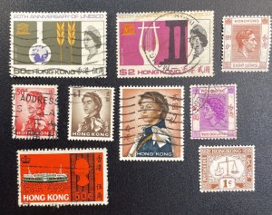 Hong Kong LOT #196,212,210,214,232,233,242,J1 Used + #157B MH (SCV ~ $24)