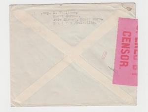 PALESTINE -USA 1939 CENSOR (H NO.14) COVER TO OHIO, 15m RATE(SEE BELOW