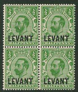 British Offices Turkish #35 VF MNH - 1911 1/2d King George V