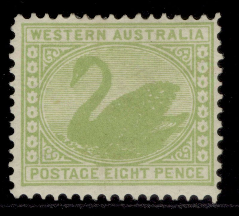 AUSTRALIA - Western Australia QV SG121, 8d apple-green, M MINT. Cat £21. 