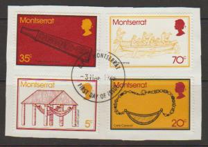 Montserrat SG 343 - 346  First Day of Issue cancel- set o...