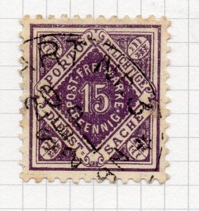 Wurttemberg 1921-22 Jan-May Issue fine used Shade 15pf. 291136