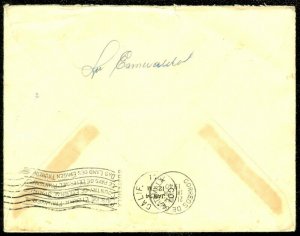 EDW1949SELL : GUATEMALA 1940 Forwarded cover to USA.