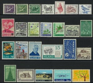 Iceland Collection of 25 Different Stamps