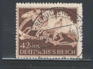 Germany 1942 Semi-Postal (9th Brown Ribbon) Scott # B205 Used