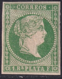 Cuba 1857 Sc 13 MNH** cracked gum crease at top