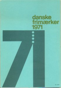 DENMARK DANSKE FRIMAERKER 1971 STAMP SET, MINT, OG, NH, GREAT PRICE!