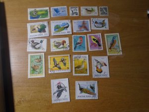 Birds  #  5  used / MNH