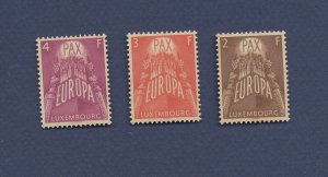 LUXEMBOURG  - Scott 329-331  - VF MNH