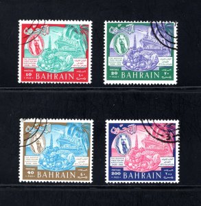 Bahrain #153-156, F/VF, Used,  CV $11.60   ....   0440095