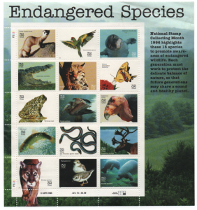 US #3105 Full Sheet Mint.  Endangered Species