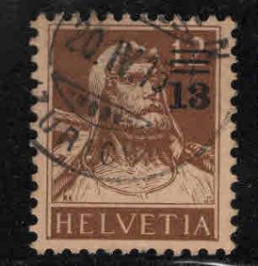 Switzerland Scott 188 used  surcharged stamp