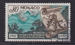 Monaco   #804  cancelled 1971  Hydrographic bureau