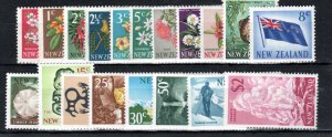 New Zealand 1967 Decimal Currency set SG 845-62 MH 