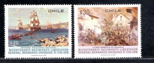 CHILE SC# 526-27   FVF/MOG