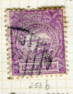 NEW SOUTH WALES; 1888 early classic QV issue fine used Shade of 1d. value